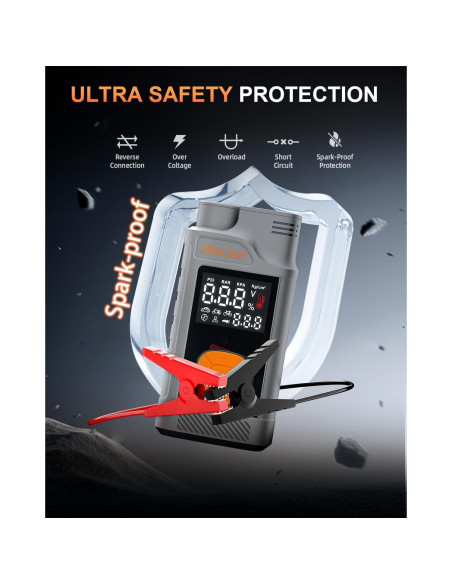 Arrancador de Salto Macson M180 1500A con Compresor 150PSI