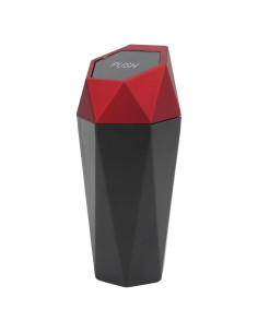 Cubo de Basura para Coche Aramox Rojo 200x88mm Tapa Fugas