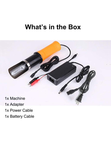 Removedor de Escamas de Pescado Eléctrico Speder 72W Impermeable