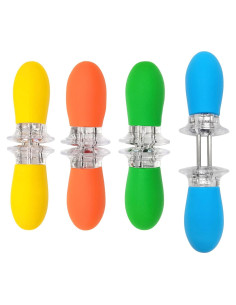 8 Soportes de Maíz Juxiamal Acero Inoxidable Multicolor 7.8cm