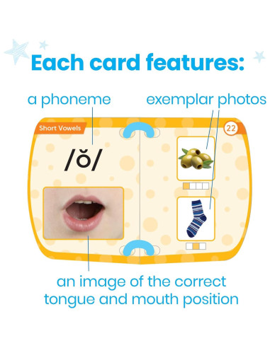 Conjunto de Fonemas hand2mind Espejo Mis Sonidos 44 Sonidos