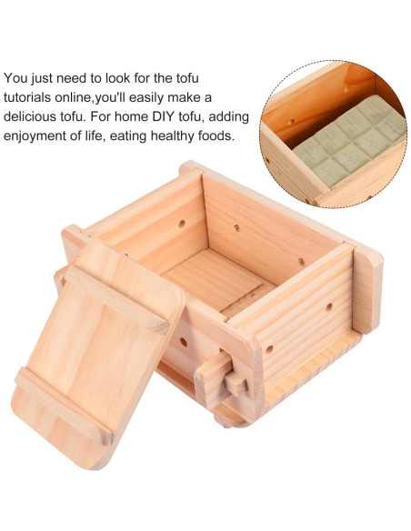 Prensa de Tofu Hemoton de Madera 22x19.5x10.5 cm