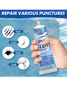 Kit de Parche AROOLO para Colchón Inflable 130g Reparación 2