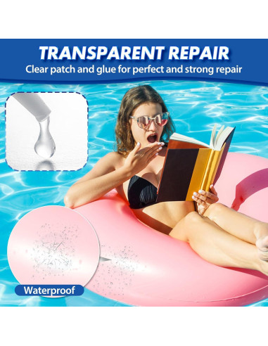 Kit de Parche AROOLO para Colchón Inflable 130g Reparación