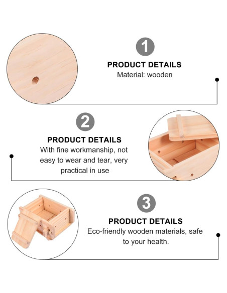 Prensa de Tofu Hemoton de Madera 22x19.5x10.5 cm