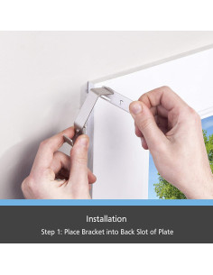 Soportes de barra de cortina Kenney níquel cepillado 2 unidades 2