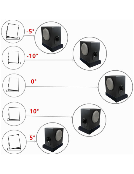 Almohadillas de Aislamiento Acústico Goldhik 28x19cm para Monitores