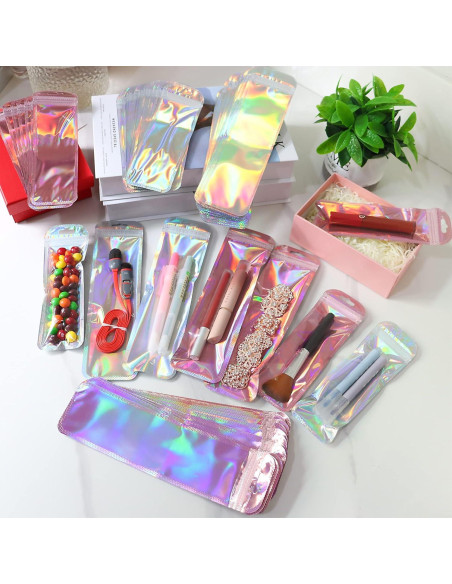 160 Bolsas Holográficas Reutilizables INKNOTE 24x6.5cm y 18.5x6cm