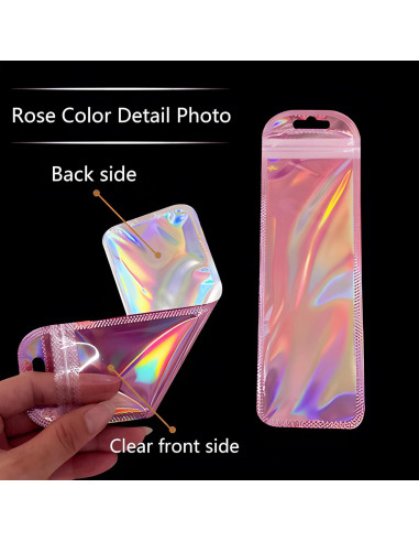 160 Bolsas Holográficas Reutilizables INKNOTE 24x6.5cm y 18.5x6cm