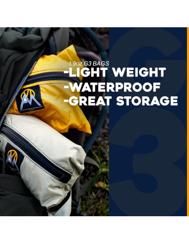 Bolsa de Almacenamiento VIAM Outdoors 5 Piezas Impermeable Marrón