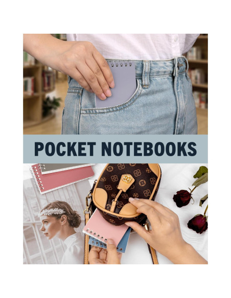 Cuadernos Espirales Dynta 3x5" en 10 Colores Morandi - 30 Paquetes