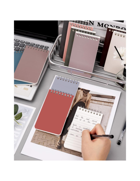 Cuadernos Espirales Dynta 3x5" en 10 Colores Morandi - 30 Paquetes