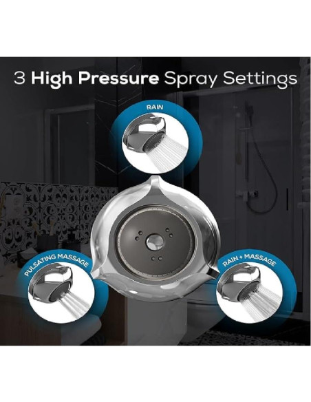 Ducha Masajeadora Fire Hydrant Spa Take A Shower Cromo