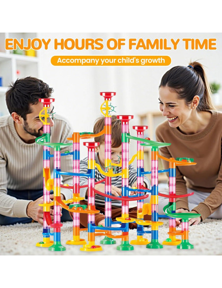 Pista de Canicas LESSETI 133 Piezas Juguete Educativo STEM