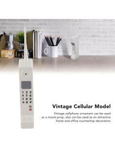 Modelo de Teléfono Celular Retro Blanco Shenruifa 32x4x7cm 2