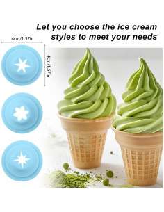 Boquillas de Repuesto Ninja CREAMI Fukaisu - 3 Piezas Azul 2