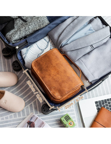 Bolsa de Aseo Colgante Elviros Grande Impermeable 3 en 1