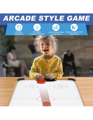 Mesa de Hockey de Aire RAYKEEP 101.6x50.8cm Madera Clara