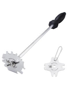 Raspador de Acero Inoxidable MSY BIGSUNNY 40.64 cm para Parrilla