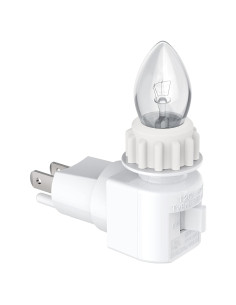 Luz Nocturna Enchufable Vartelen 360 Impermeable Blanco