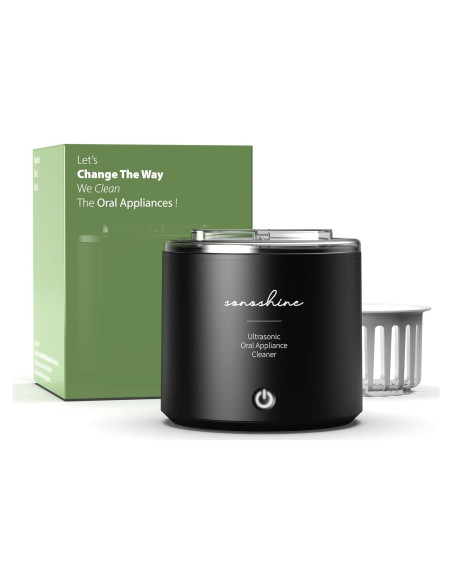 Limpiador Ultrasónico Shinchie SonoShine para Dentaduras y Alineadores