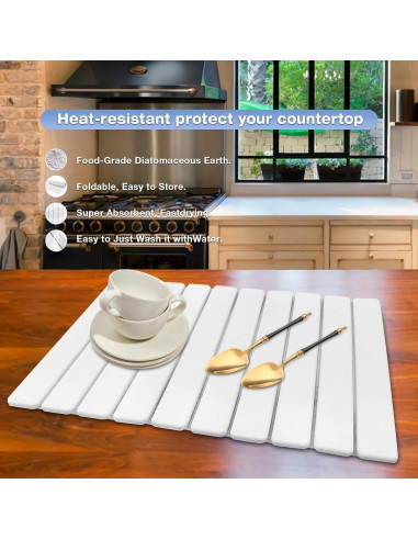 Mate de Secado de Piedra Diatomácea RAIN SPIRIT 61x41 cm