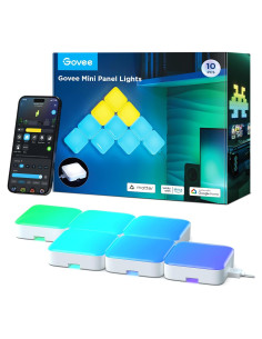 Paneles de Pared LED RGBIC Govee Mini 10 Pcs Luz Inteligente