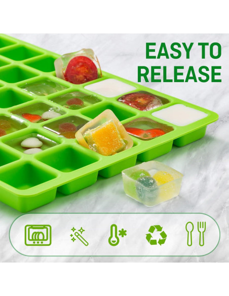 Moldes de Silicona Grande Friheten para Deshidratador Harvest Right - 6 Piezas