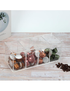Organizador de Cápsulas de Café Acrílico YINSCHO 30x11.9x12.2cm 2