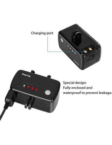 Luz Submarina Impermeable Suptig para GoPro y Cámaras SLR 55m