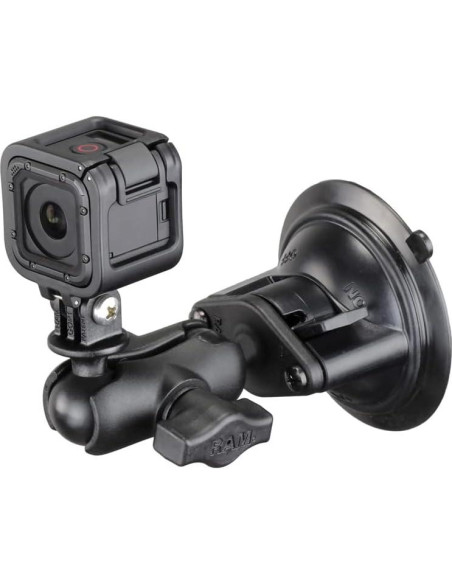 Soporte de Ventosa Twist-Lock RAM Mounts para Cámara de Acción Soporte de Ventosa Twist-Lock RAM Mounts para Cámara de Acción