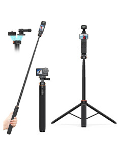 Trípode Selfie Pocket 3 VRIG Extensible 315-1610mm para GoPro