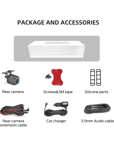 Espejo Retrovisor Inteligente 11.26" 4K Dash Cam CarPlay