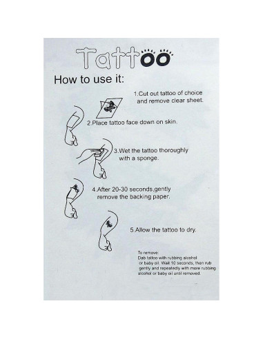 Tatuaje Temporal MapofBeauty Rojo Sandía 2 Pcs Impermeable