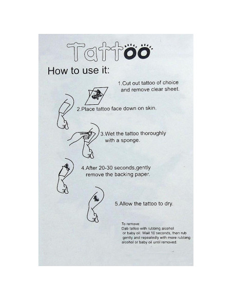 Tatuaje Temporal MapofBeauty Rojo Sandía 2 Pcs Impermeable