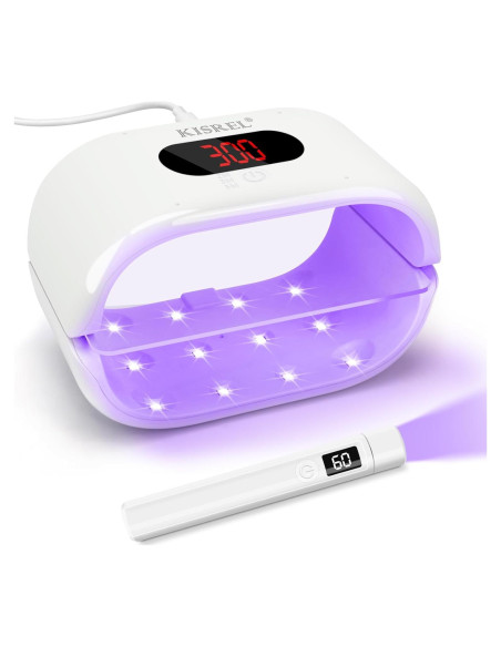 Luz UV KISREL 36W Doble Cara con Linterna UV 2 en 1