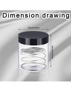 Limpiador de Pinceles Honeydak 2 Pcs con Bobina de Aluminio 2