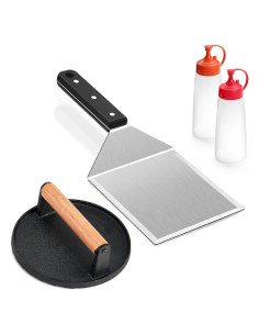 Kit de Accesorios para Hamburguesas Joyfair 4 Piezas BBQ