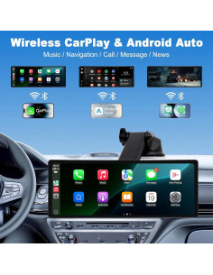 Pantalla Carplay Inalámbrica 10.26" TK-YBX1ZSQ con Doble Cámara 4K 2