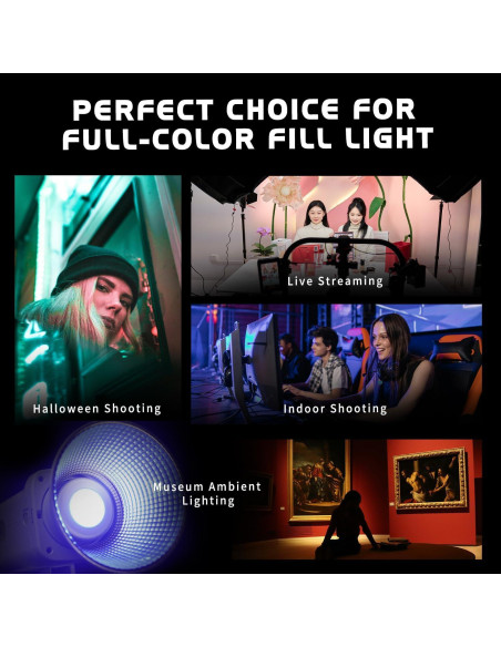 Luz de Video LED SUNCRAFTER 300C RGBACL 300W CCT 1400K-20000K