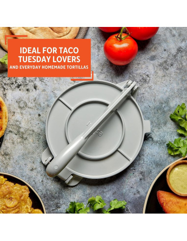Prensa de Tortilla IMUSA 20.32 cm Aluminio Fundido