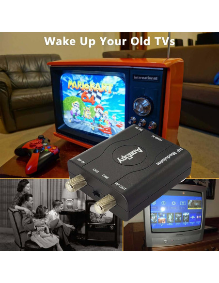 Adaptador HDMI a Coaxial AoeSpy - Convertidor RF VHF para TV