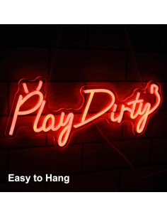 Luz de Neón Juega Sucio Kullneon 43x18 cm LED Roja 2