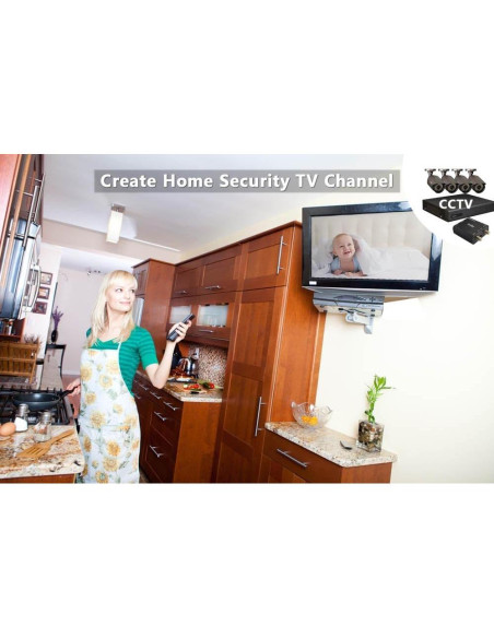 Adaptador HDMI a Coaxial AoeSpy - Convertidor RF VHF para TV