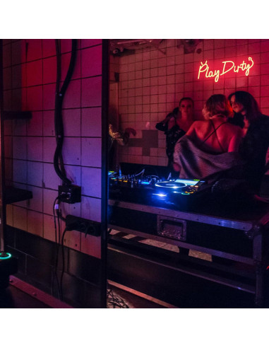 Luz de Neón Juega Sucio Kullneon 43x18 cm LED Roja