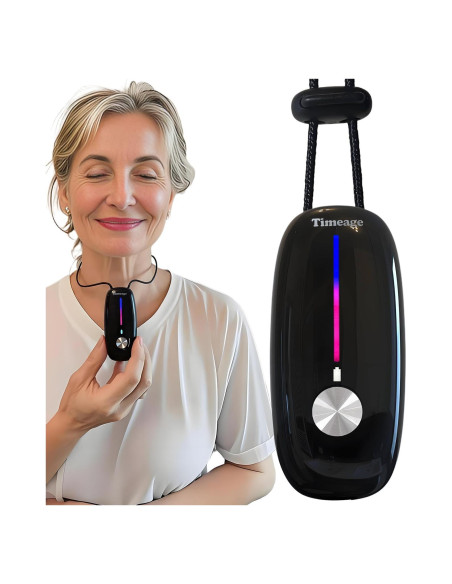 Purificador de Aire Portátil Timeage T10S Negro Ionizador Personal