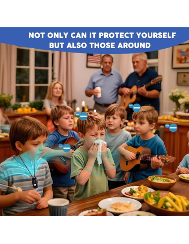 Purificador de Aire Portátil Timeage T10S Negro Ionizador Personal