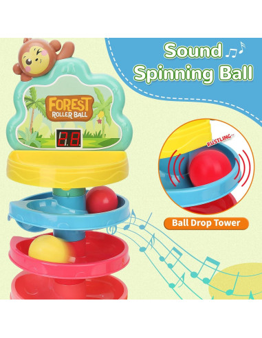 Juguete Montessori 3 en 1 SLTBEH para Niños 1-3 Años