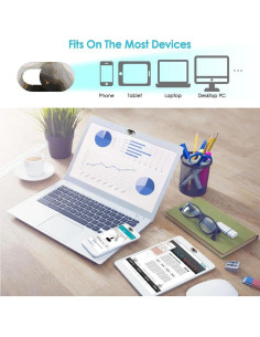 Cubiertas de Cámara para Laptop SZJINXU 3 Piezas Ultra Delgadas 2