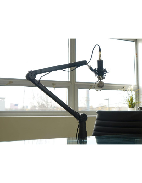 Soporte de Micrófono Rockville RG30 Boom Arm Ajustable 76.2 cm Soporte de Micrófono Rockville RG30 Boom Arm Ajustable 76.2 cm